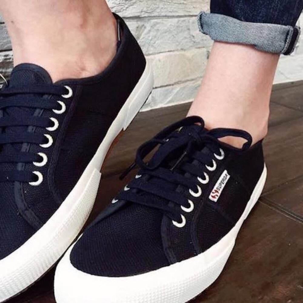 Superga Cotu Classic Sneaker Navy Women's Size 39.5